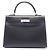 Hermès Hermes Kelly 32 Handtasche Schwarz
