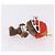 LOUIS VUITTON LV Louis Bear Cricket Bag Charm Pelliccia Marrone M03678 LV Auth 199080SAM - vista 14