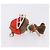 LOUIS VUITTON LV Louis Bear Cricket Bag Charm Pelliccia Marrone M03678 LV Auth 199080SAM - vista 15