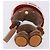 LOUIS VUITTON LV Louis Bear Cricket Bag Charm Pelliccia Marrone M03678 LV Auth 199080SAM - vista 16