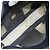 Borsa a tracolla FENDI Mamma Baguette Canvas Navy Silver Auth 199899A Argento Blu navy - vista 11