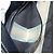 Borsa a tracolla FENDI Mamma Baguette Canvas Navy Silver Auth 199899A Argento Blu navy - vista 24