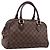 LOUIS VUITTON Damier Ebene Duomo Handtasche N60008 LV Auth 199501A