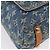 LOUIS VUITTON Monogram Denim Buggy GM Shoulder Bag Blue M95048 LV Auth 200360V - vista 9