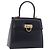 Borsa Salvatore Ferragamo Gancini in pelle Navy Gold Auth ka5976 D'oro Blu navy