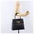 Borsa Salvatore Ferragamo Gancini in pelle Navy Gold Auth ka5976 D'oro Blu navy - vista 26