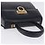 Borsa Salvatore Ferragamo Gancini in pelle Navy Gold Auth ka5976 D'oro Blu navy - vista 6