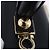 Borsa Salvatore Ferragamo Gancini in pelle Navy Gold Auth ka5976 D'oro Blu navy - vista 8