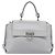 Borsa Salvatore Ferragamo Sofia Gancini in pelle 2way Grigio Argento Auth 199218V Marrone - vista 13