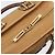 Borsa a mano LOEWE Amazona 28 in pelle beige oro Auth 200000A D'oro - vista 20
