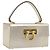 Borsa Vanity Salvatore Ferragamo Gancini in pelle oro Auth 199364A D'oro