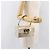 Borsa Vanity Salvatore Ferragamo Gancini in pelle oro Auth 199364A D'oro - vista 21