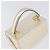 Borsa Vanity Salvatore Ferragamo Gancini in pelle oro Auth 199364A D'oro - vista 6