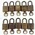 LOUIS VUITTON Set di 10 Lucchetti Lucchetto metallo Oro LV Auth 202430 D'oro - vista 3