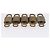 LOUIS VUITTON Set di 10 Lucchetti Lucchetto metallo Oro LV Auth 202430 D'oro - vista 4