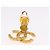 Orecchini CHANEL Metallo Tono Oro CC Auth 197919M - vista 10
