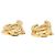 Orecchini CHANEL Metallo Tono Oro CC Auth 197919M - vista 11