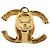 Orecchini CHANEL Metallo Tono Oro CC Auth 197919M - vista 4