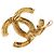 Orecchini CHANEL Metallo Tono Oro CC Auth 197919M - vista 5