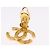 Orecchini CHANEL Metallo Tono Oro CC Auth 197919M - vista 6