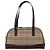 Borsa a tracolla BURBERRY Nova Check Canvas Beige Gold Tone Auth 202220A - vista 2