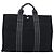 Hermès Borsa HERMES Fourre Tout MM Canvas Black Silver Auth 202228A Nero Argento - vista 13