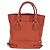 Chloé Chloe Paddington Tote Bag Leder Orange Gold Silber Auth 199949V Golden - Ansicht 2