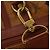 Borsa Boston MCM Logogram Vicetos PVC Pelle 2way Marrone Oro Auth 196410 D'oro - vista 10