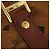 Borsa Boston MCM Logogram Vicetos PVC Pelle 2way Marrone Oro Auth 196410 D'oro - vista 19