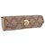 Céline CELINE Macadam Canvas Lip Case Pouch PVC Beige Gold Auth 200107V D'oro