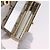Céline CELINE Macadam Canvas Lip Case Pouch PVC Beige Gold Auth 200107V D'oro - vista 10