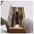 Céline CELINE Macadam Canvas Lip Case Pouch PVC Beige Gold Auth 200107V D'oro - vista 11