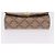 Céline CELINE Macadam Canvas Lip Case Pouch PVC Beige Gold Auth 200107V D'oro - vista 6