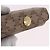 Céline CELINE Macadam Canvas Lip Case Pouch PVC Beige Gold Auth 200107V D'oro - vista 8