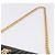 Borsa a tracolla con catena BURBERRY in pelle nera e oro Auth ka5988V Nero D'oro - vista 14