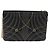 Borsa a tracolla con catena BURBERRY in pelle nera e oro Auth ka5988V Nero D'oro - vista 2