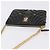 Borsa a tracolla con catena BURBERRY in pelle nera e oro Auth ka5988V Nero D'oro - vista 6