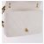 Bolsa de Ombro CHANEL Matelasse com Corrente em Couro Branco com Detalhes Dourados CC Auth 202072SAM - vista 20