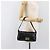 Borsa a spalla FENDI Mamma Baguette in pelle nera argento Auth yk20771SAM Nero - vista 26