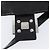 Borsa a spalla FENDI Mamma Baguette in pelle nera argento Auth yk20771SAM Nero - vista 9