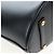 Borsa a secchiello a tracolla BURBERRY in pelle nera e oro Auth am12540V Nero D'oro - vista 15