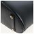 Borsa a secchiello a tracolla BURBERRY in pelle nera e oro Auth am12540V Nero D'oro - vista 18