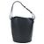 Borsa a secchiello a tracolla BURBERRY in pelle nera e oro Auth am12540V Nero D'oro - vista 2