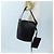 Borsa a secchiello a tracolla BURBERRY in pelle nera e oro Auth am12540V Nero D'oro - vista 31