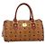 Borsa a mano MCM Vicetos PVC Pelle Marrone Tono Oro Auth 200353 - vista 13
