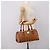 Borsa a mano MCM Vicetos PVC Pelle Marrone Tono Oro Auth 200353 - vista 21