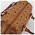 Borsa a mano MCM Vicetos PVC Pelle Marrone Tono Oro Auth 200353 - vista 6