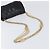 Borsa a tracolla CHANEL Matelasse con catena in pelle d'agnello nera e oro CC Auth bs36849A Nero D'oro - vista 7