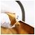 Borsa a mano Miu Miu in pelle 2way Khaki Gold Auth 201966A D'oro Cachi - vista 12