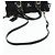 Borsa a Mano PRADA Nylon 2way Nero Oro Auth 200017V D'oro - vista 8
